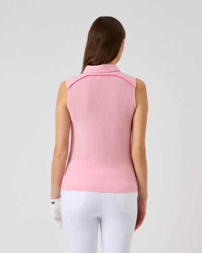 Daily Sports PINK SKY Fancy Sleeveless Polo