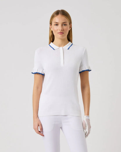 Daily Sports PLAY BLUE Knit Short Sleeve Polo