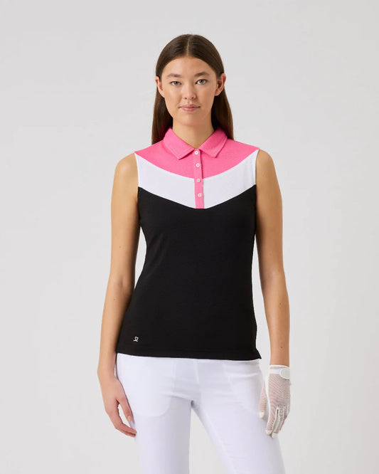 Daily Sports VIVID HORIZON Block Sleeveless Polo