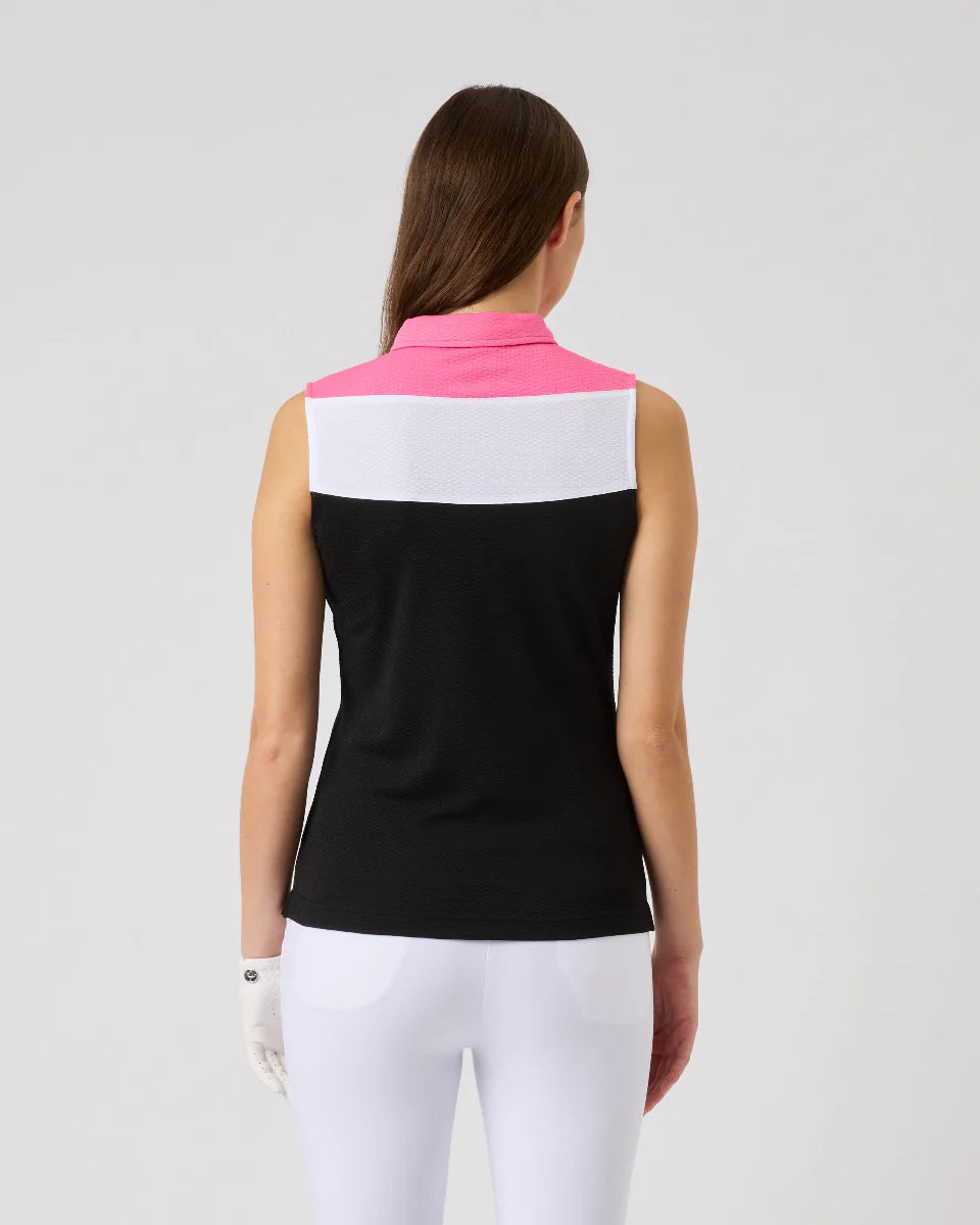 Daily Sports VIVID HORIZON Block Sleeveless Polo