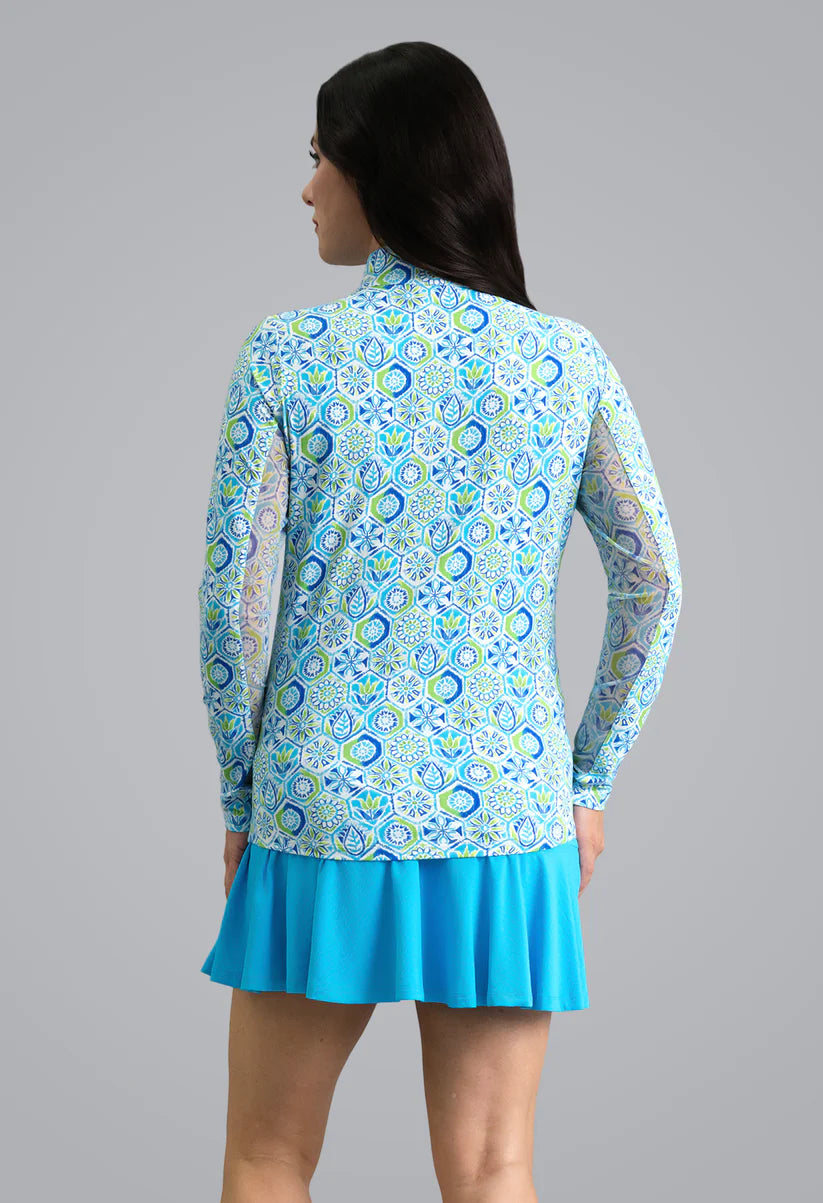 IBKUL Alexis Long Sleeve Mock Neck (Multiple Colors)