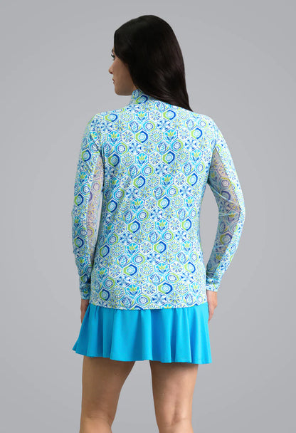 IBKUL Alexis Long Sleeve Mock Neck (Multiple Colors)