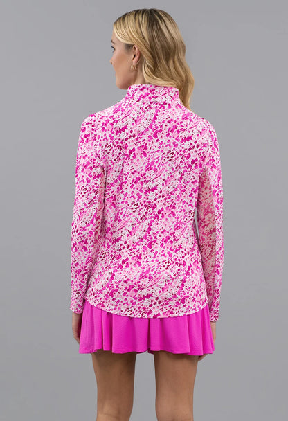 IBKUL Yesenia Long Sleeve Mock Neck Top