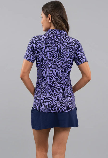 IBKUL Courtney Short Sleeve Top (Multiple Colors)