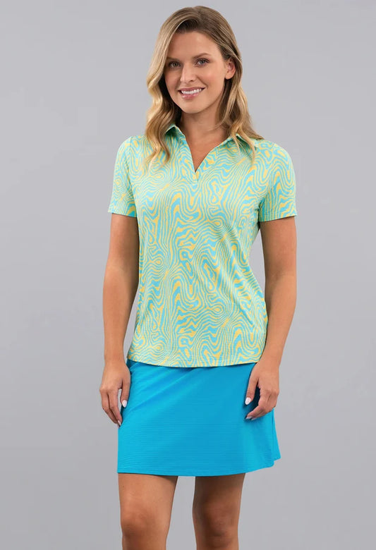 IBKUL Courtney Short Sleeve Top (Multiple Colors)