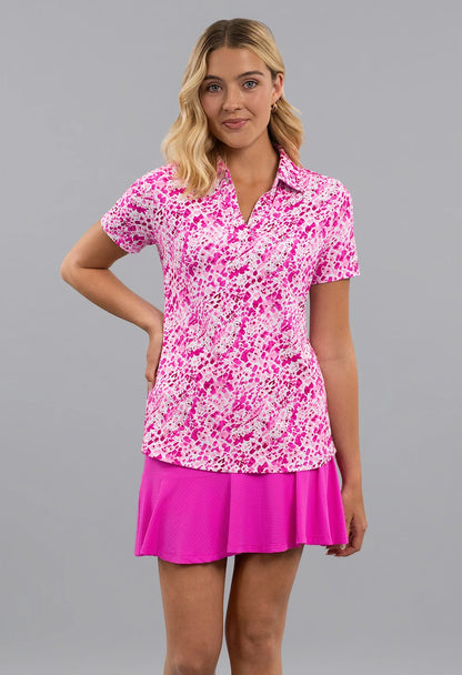 IBKUL Yesenia Short Sleeve Top (Multiple Colors)