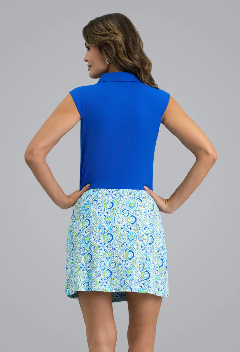 IBKUL Alexis Faux Wrap Skort 16.5"