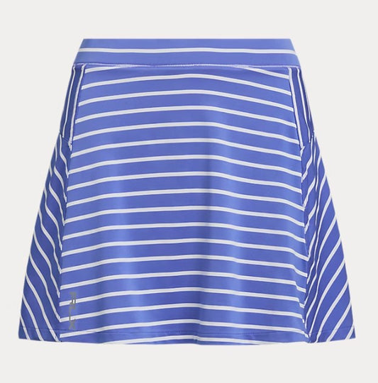 Ralph Lauren RLX Striped Jersey A-Line Skort 15"