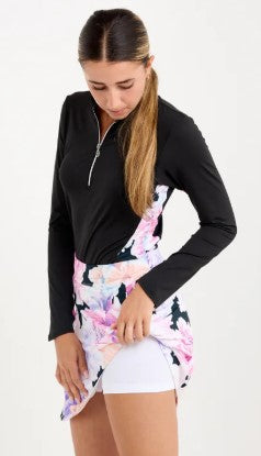 Sofibella Floral Lux Skort 17" in Flora