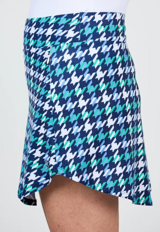 Sofibella Golf Colors Right Direction Navy Skort 17"