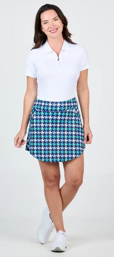 Sofibella Golf Colors Right Direction Navy Skort 17"