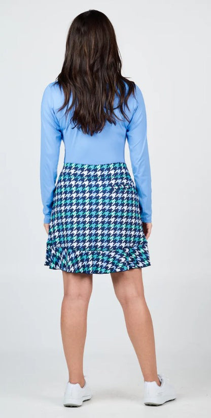 Sofibella Golf Colors Right Direction Navy Skort 18"