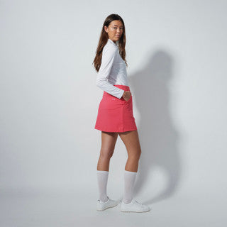 Daily Sports Illusion Wave Genua Intense Coral Skort (Multiple Lengths)
