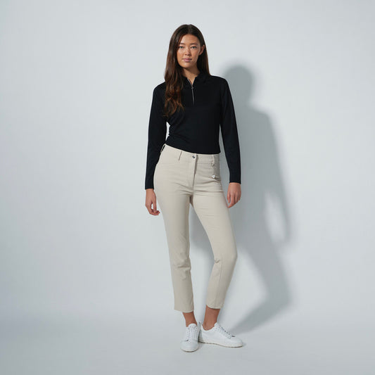 Daily Sports Lyric Raw Beige Ankle Pants V2