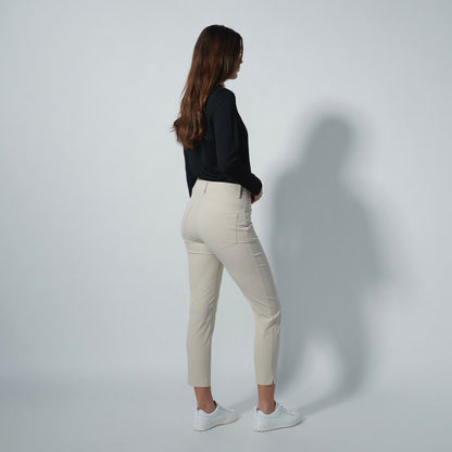 Daily Sports Lyric Raw Beige Ankle Pants V2
