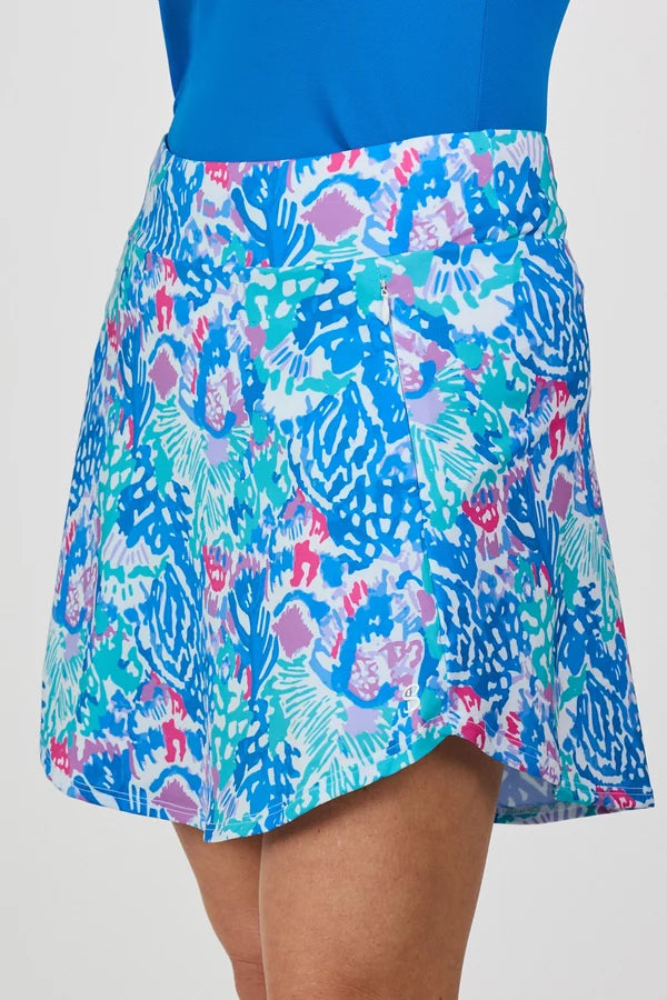 Sofibella GOLF COLLECTION Tropic Twist Skort 17"