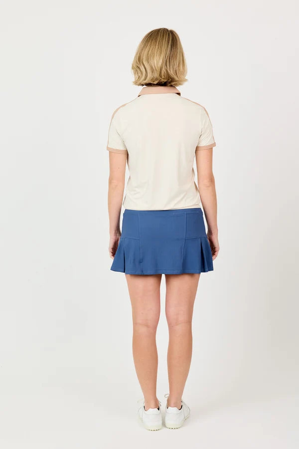 Sofibella QUIET FORCE Short Sleeve Polo