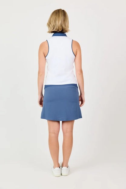 Sofibella QUIET FORCE Sleeveless Polo