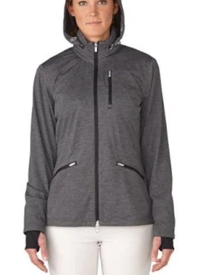 Adidas Apparel ClimaProof Golf Jacket Softshell Concealed Hood Full-Zip L