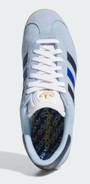 Adidas Gazelle Spikeless Golf Shoes in Clear Sky / Night Indigo / Royal Blue