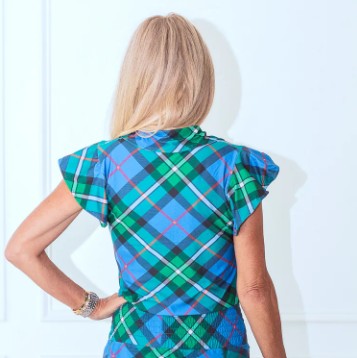 The Bubble HOLIDAY 25 Flutter Sleeveless Print Top