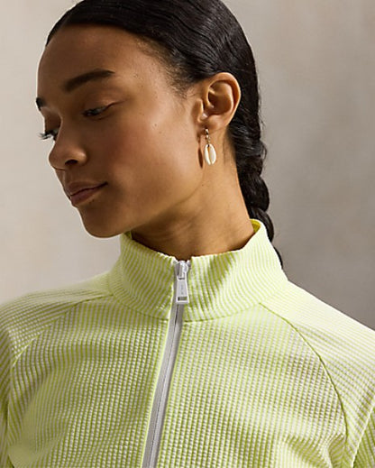 Ralph Lauren RLX LONG-SLEEVE STRETCH SEERSUCKER MOCK NECK PULLOVER (Multiple Colors)