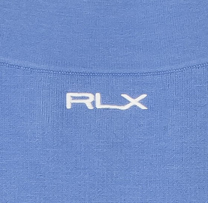 Ralph Lauren RLX SHORT-SLEEVE VICOSE BLEND SWEATER DRESS W/ FLIRTY SKIRT HEM