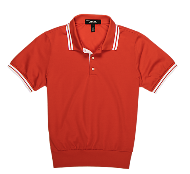 Ralph Lauren RLX SHORT-SLEEVE TOUR PIQUE VAL POLO W/ TIPPING AND BLOUSON AT HEM (Multiple Colors)