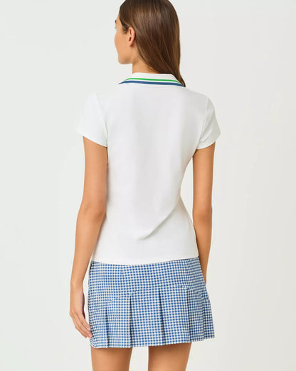 LILLY PULITZER Frida Half Zip Polo w Collar
