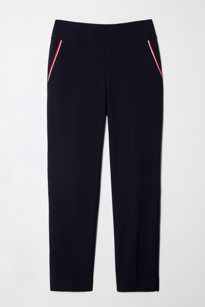 SWING CONTROL CONTRAST BACK-STRIPE VENTED TECHNO ANKLE PANT 28" (MULTIPLE COLORS)