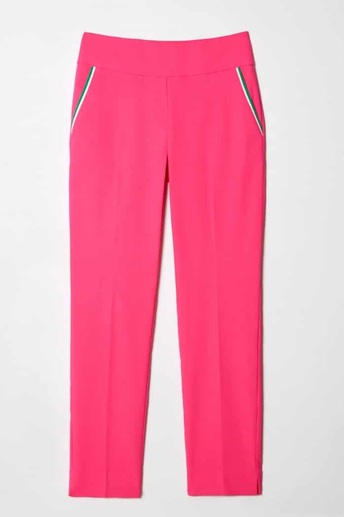 SWING CONTROL CONTRAST BACK-STRIPE VENTED TECHNO ANKLE PANT 28" (MULTIPLE COLORS)