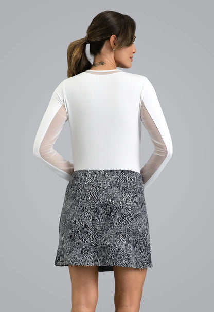 IBKUL Stephanie Faux Wrap Skort 16.5"