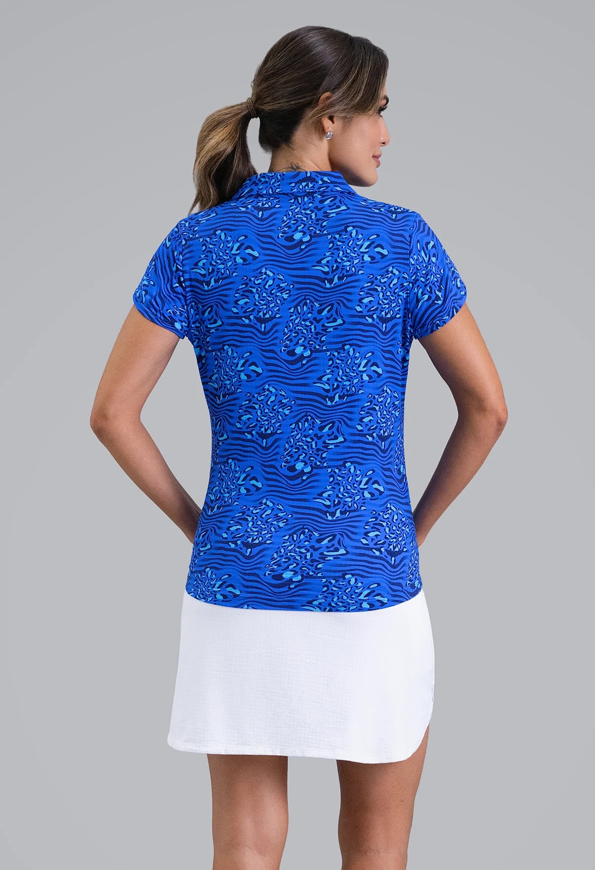 IBKUL Yun Tulip Sleeve Top