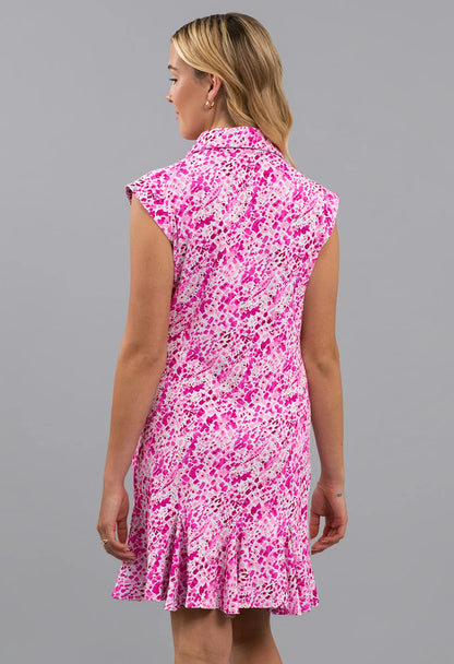 IBKUL Yesenia Sleeveless Polo Dress (Multiple Colors)