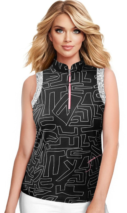 Jamie Sadock HIEROGLYPHICS Sleeveless Top