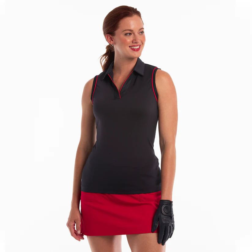 EPNY RED ALERT CROSSOVER PLACKET POLO