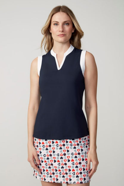 Swing Control CONTRAST SLEEVELESS VELOCITY TOP (Multiple Colors)
