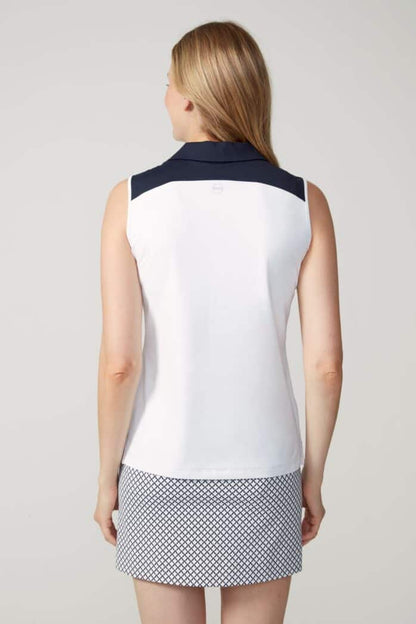 Swing Control COLOR BLOCK V-NECK SLEEVELESS VELOCITY TOP (Multiple Colors)