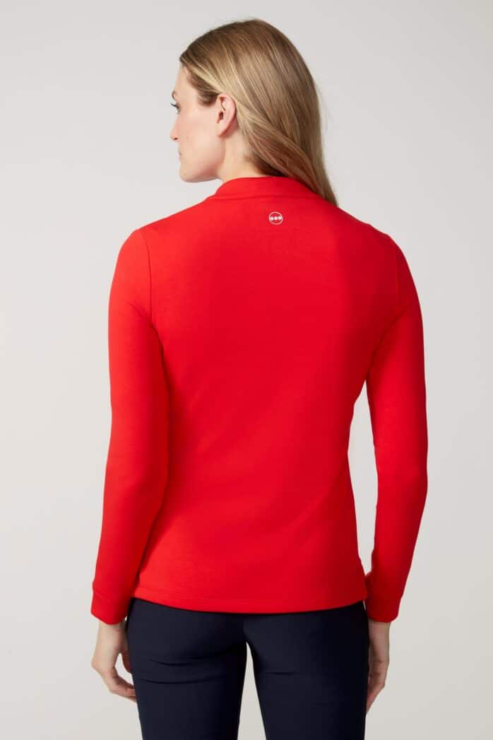 SWING CONTROL SOLID LONG-SLEEVE ZIPPERED SCUBA TOP (MULTIPLE COLORS)