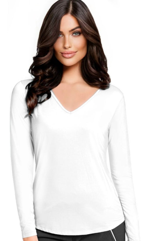 Jamie Sadock Sunsense UPF SUN PROTECTION BASE LAYERING V-NECK TOP (MULTIPLE COLORS)