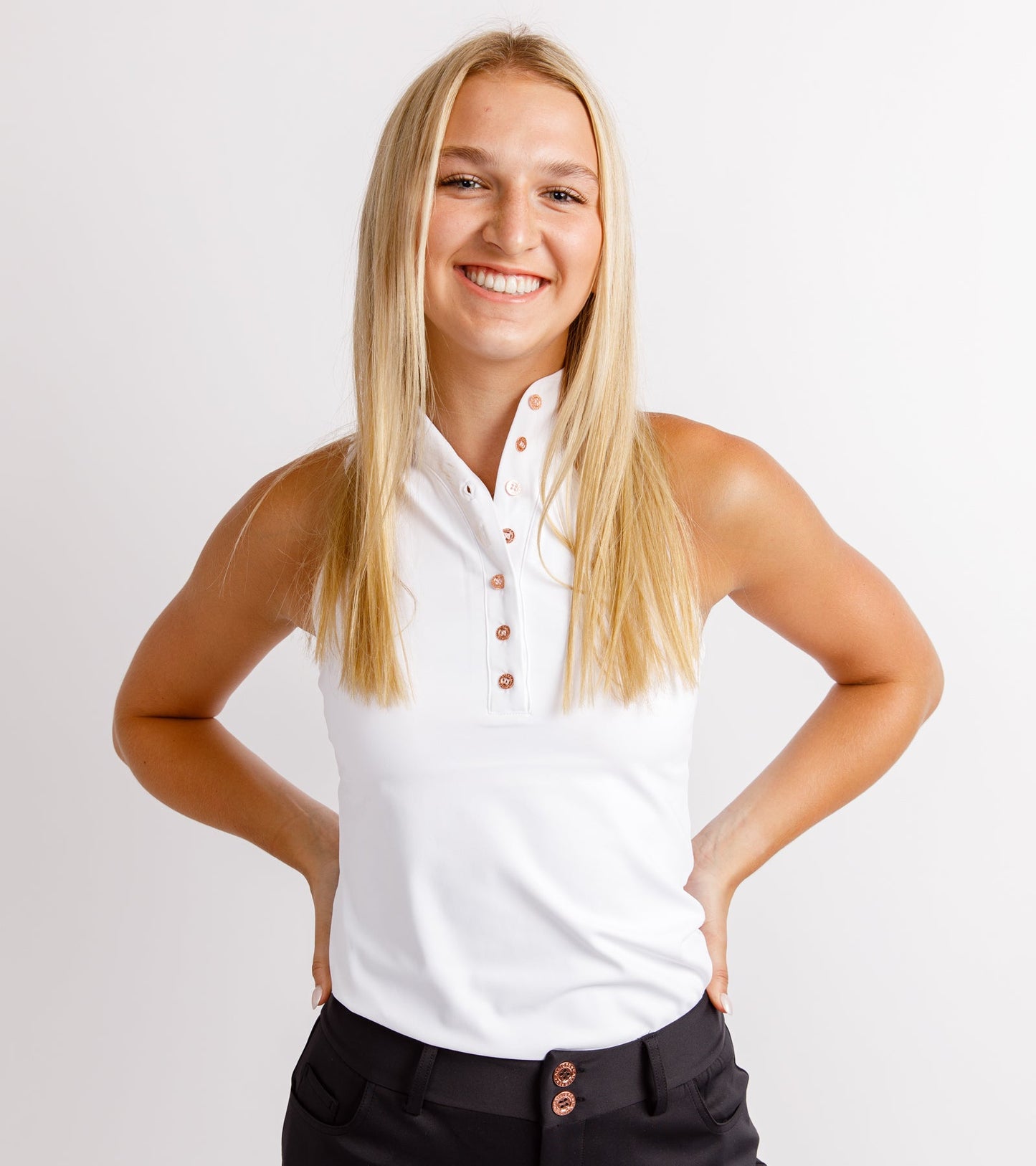 CALLIOPE GOLF Latah Racerback Polo Sleeveless (Multiple Colors)