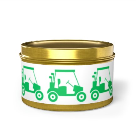 Bloom Designs Golf Cart 8 oz Candle Tin (Multiple Scents)