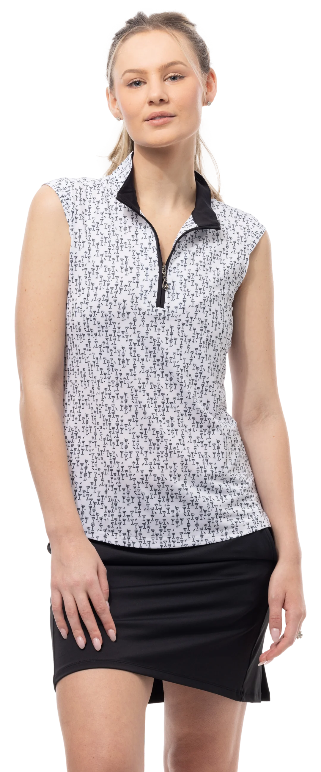 SanSoleil SOLCOOL Sleeveless Mock