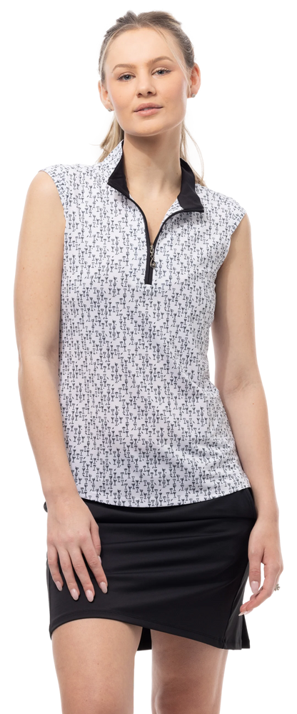 SanSoleil SOLCOOL Sleeveless Mock