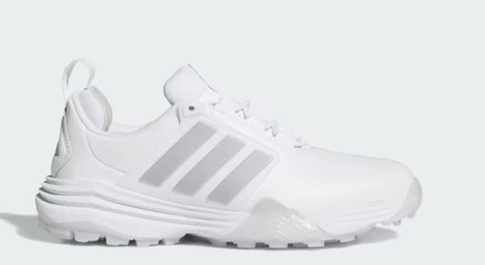Adidas ADIPOWER 26 SPIKELESS GOLF SHOES in Cloud White / Silver Metallic / Dash Grey