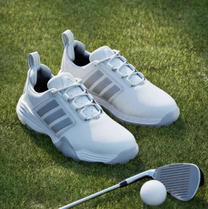 Adidas ADIPOWER 26 SPIKELESS GOLF SHOES in Cloud White / Silver Metallic / Dash Grey