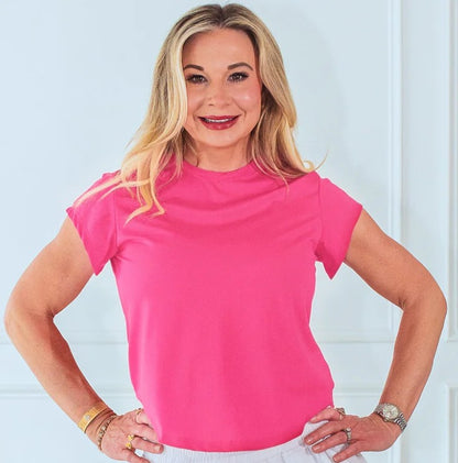 The Bubble Aidyn Short Sleeve Top (Multiple Colors)