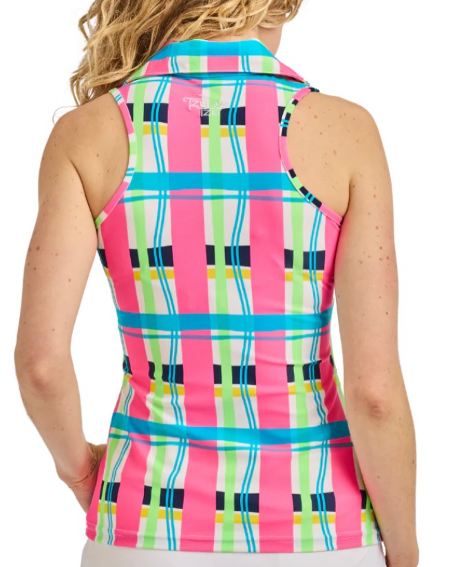 TZU TZU ALLIE RIBBONS SLEEVELESS MODIFIED RACERBACK TOP