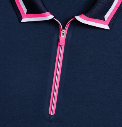 G/FORE APPAREL ALL PLAY TIPPED LONG SLEEVE POLO