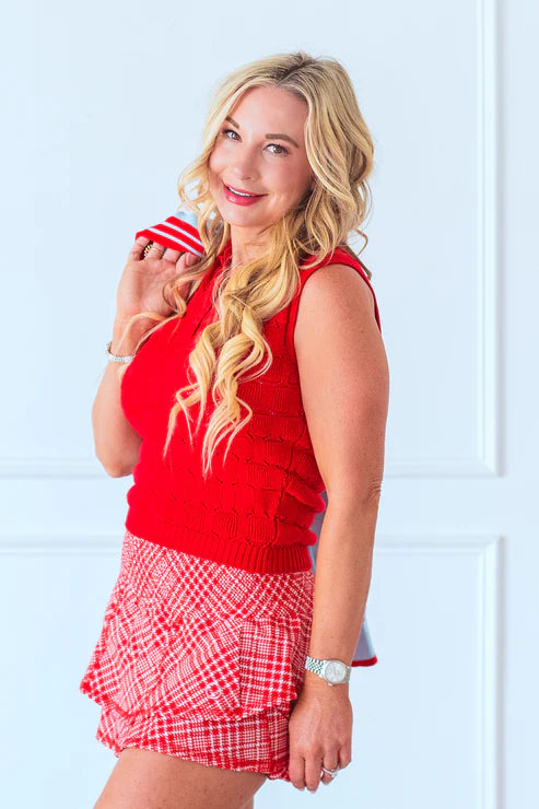 The Bubble LIBERTY Anna Solid Sleeveless Sweater (Multiple Colors)